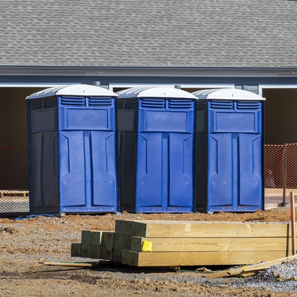 what is the expected delivery and pickup timeframe for the porta potties in Artesia CA